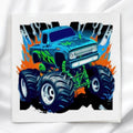 Monster Truck Fabric Panel Quilt Block