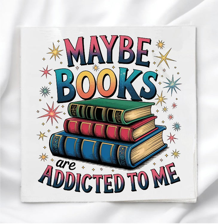 Book Lover Fabric Panel Quilt Block