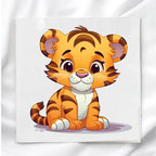 Baby Tiger Fabric Panel Quilt Block